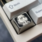 1.25U R1 Titanium Alloy Artisan Keycaps Precision Pointillism for Mechanical Keyboard -Anya